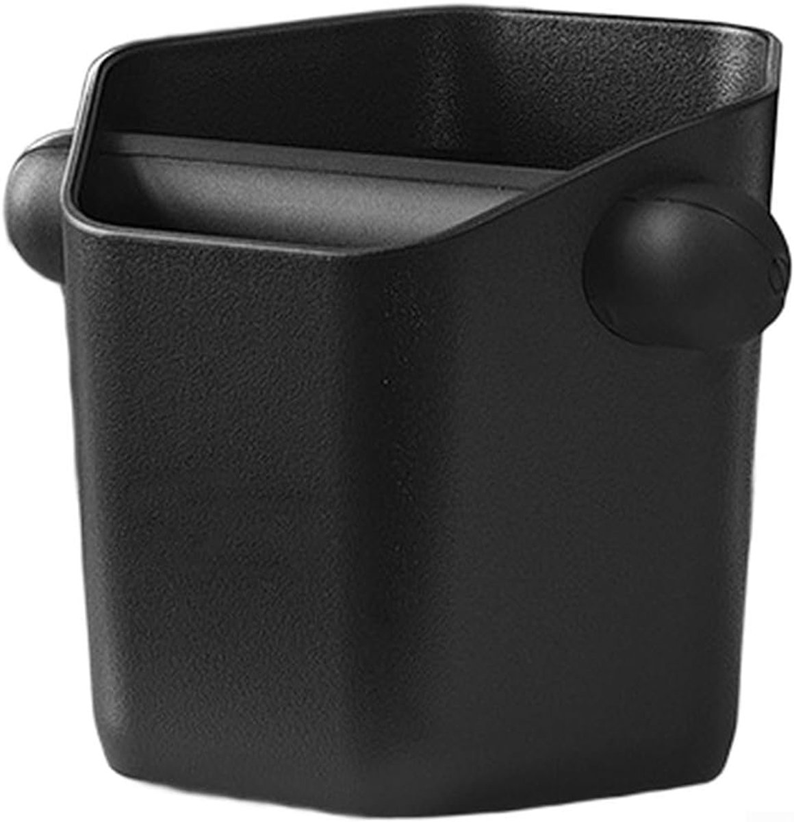 Koffie Knock Box Koffiedikbakje Espresso Koffiedik Verwijderen Verhoogde Muren 12x11x10.5cm Zwart
