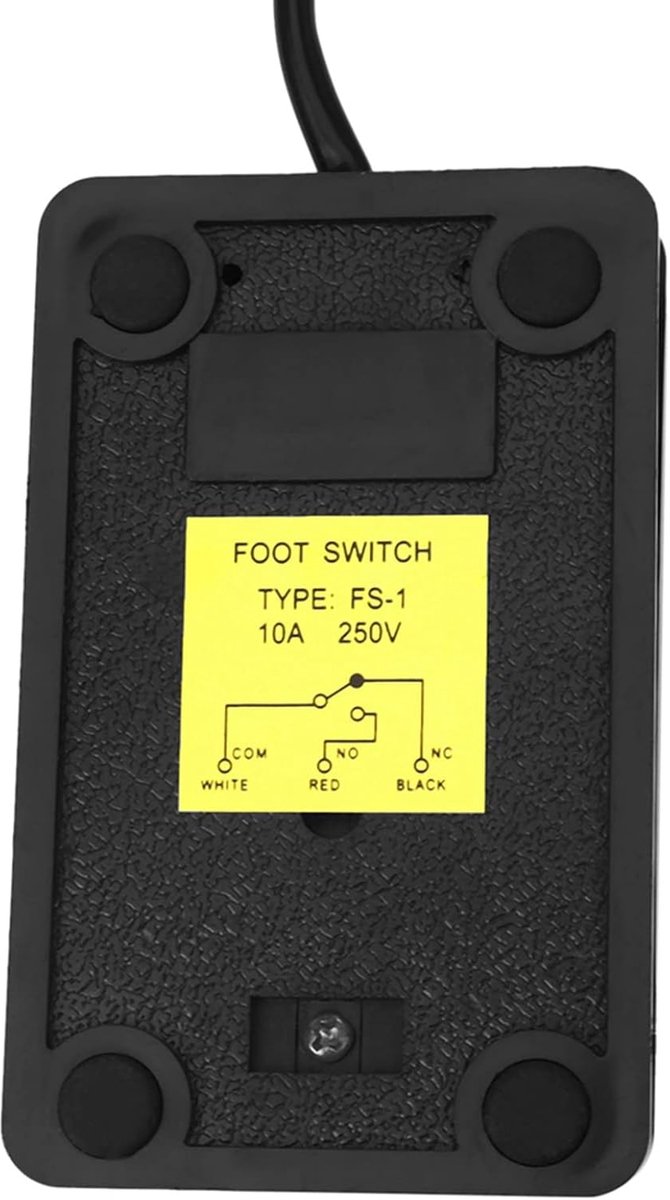 USB Voetschakelaar - Voetpedaal Controller - Computer Bediening - Programmeerbare Sneltoetsen - 10 stuks - Zwart — afbeelding 4