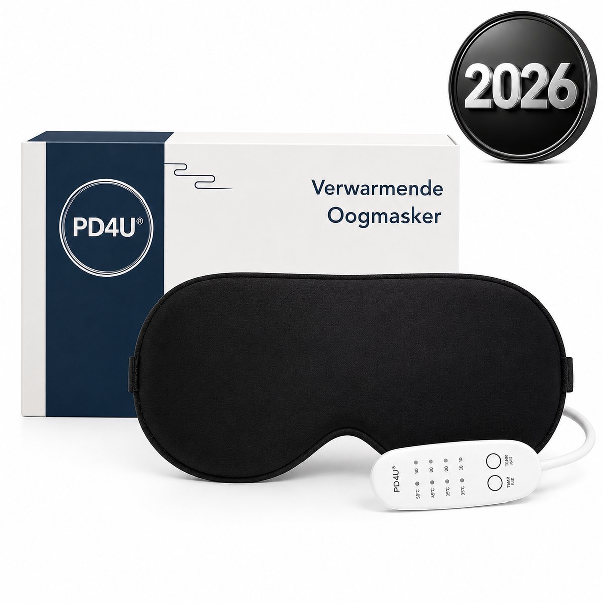 Verwarmde Oogmasker - 4 Standen - Zwart - Elektrisch Oogmasker - Oogmasker - Oogmasker Wallen - Slaapmasker - Droge Ogen