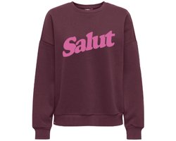 ONLY- ONLZALENTA BOXY L/S BOX CS SWT - Dames - Sweatshirt