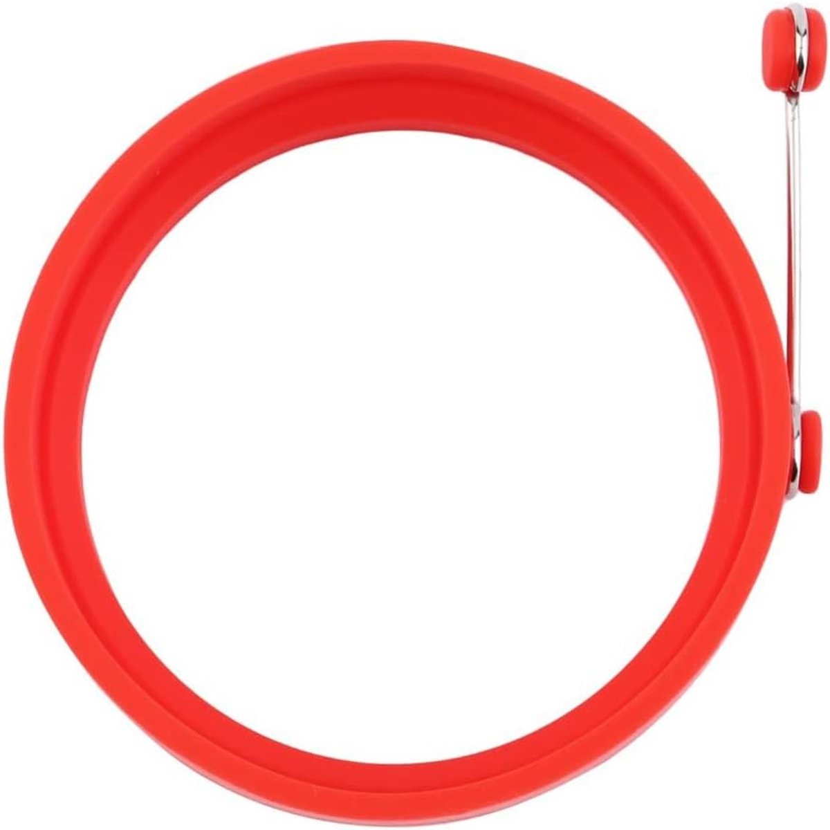 Eierringen - Omeletvormer Gebakken Ei - Ontbijt Maken - Antiaanbaklaag - 10 cm - Rood