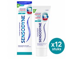 Sensodyne - Tandpasta - Gevoeligheid & Tandvlees - Glazuur - Mint - 75ml x 12