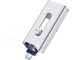 1 stuk 64GB USB Photostick – Geheugenstick met Hoge Snelheid – Geschikt voor iPhone, Android, iPad, Windows & Mac – Externe Opslag en Automatische Back-up voor Foto’s, Video’s en Bestanden – Fotobewaarstick & Telefoon Opslaguitbreiding