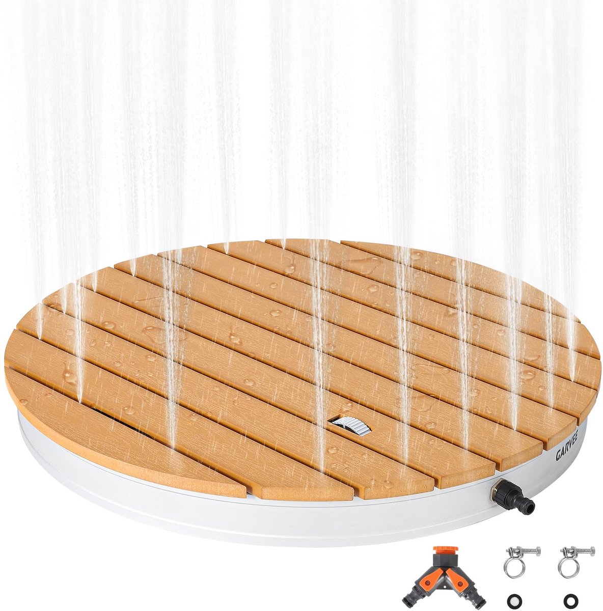 Jently fontein - gronddouche - tuindouche - waterspeelgoed - weerbestendig - anti slip - eenvoudige montage - Sauna-accessoire