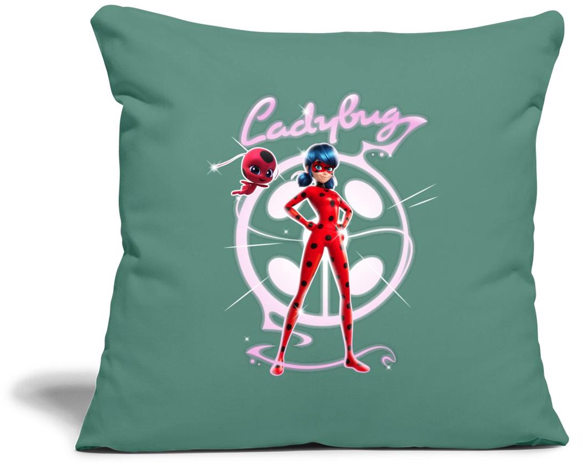 Miraculous Ladybug Met Tikki Sierkussenhoes, 45 x 45 cm