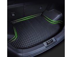 Kofferbakmat Toyota Yaris - Auto Trunk Mat - Bescherming Kofferbak - Op Maat Gemaakt - Niet Gespecificeerd - Zwart Wit