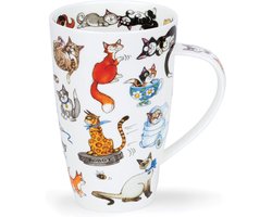 Cappuccinokop - Grote Mok - Genieten van Drankjes - Fijn Beenderporselein - 600 ml - Wit