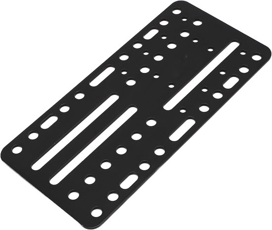 Handrem Bureau Mount - Adapter Plaat - Sim Racing - Universele Compatibiliteit - Meerdere Gaten - Zilver — afbeelding 2