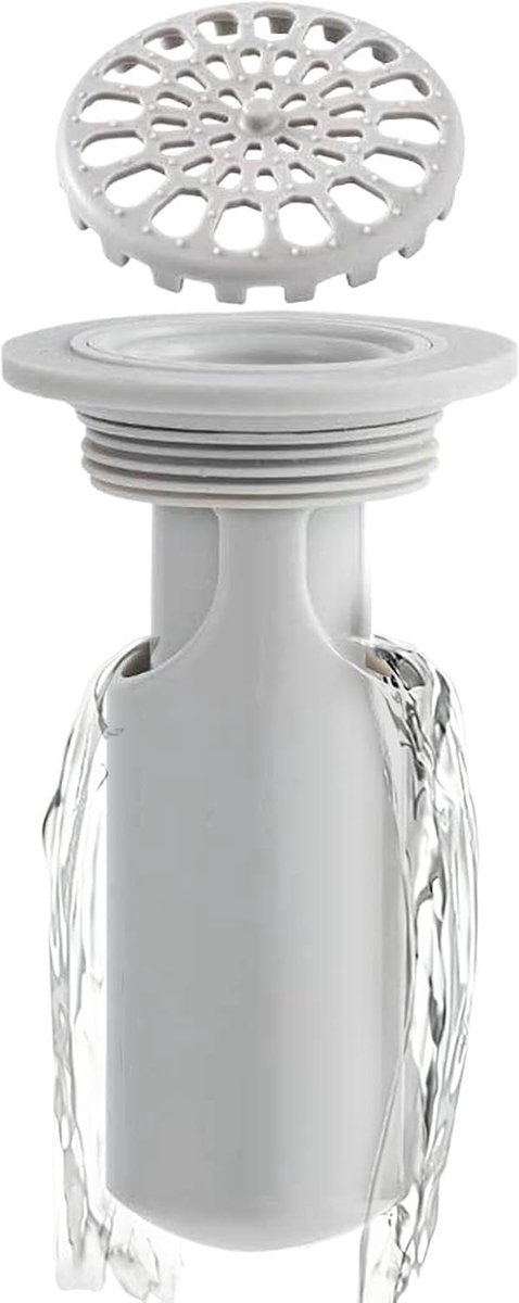 Vloerafvoer Geuronderbreker - Anti-geur plug - Frisse Ruimte Houden - Waterslot Mechanisme - 5.8 cm - Wit