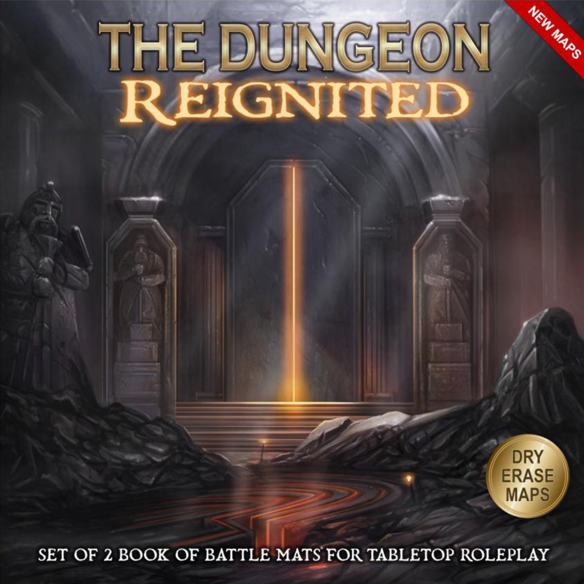 The Dungeon Reignited: Set of 2 Books of Battle Mats - RPG Accessoire - Engels