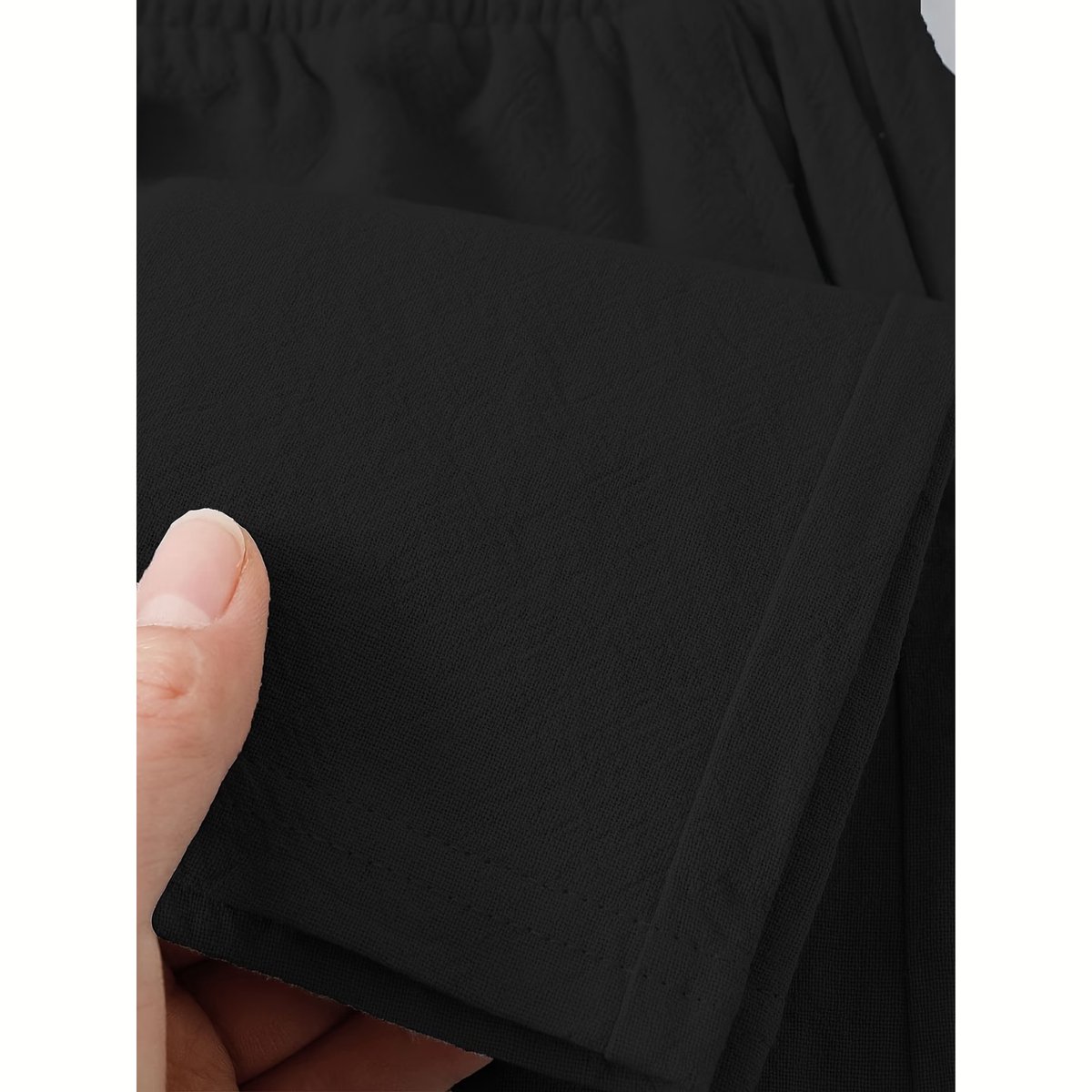 Currero Linnen Broek Heren - Zomerbroek - Volwassenen - Lange Broek - Pantalon - Strandbroek - Zomer - Ibiza Stijl - Zwart S