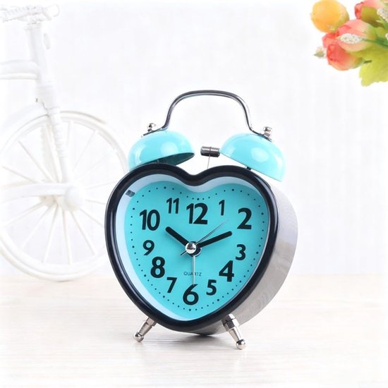 Pastelkleur Wekker - Nachtlampje Desktop - Stil Wakker Worden - Stille Sweep Beweging - 75 cm - Groen Oranje — afbeelding 4