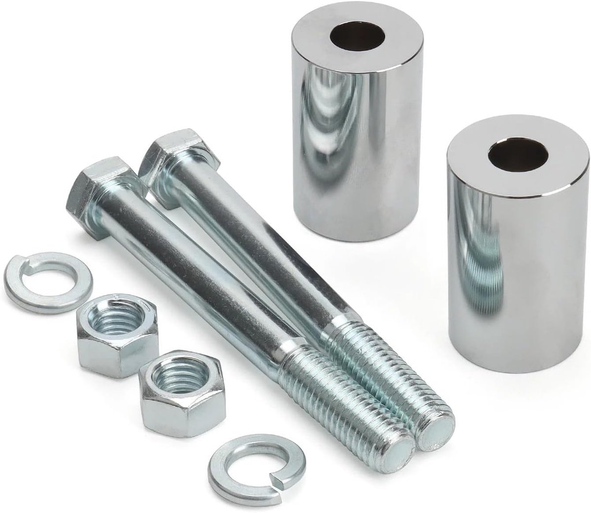 Stuurverhogers Motor - Riser Kit - Comfortabel Rijden - 2 Inch Verhoging - 1/2 Inch Gat Diameter - Chroom