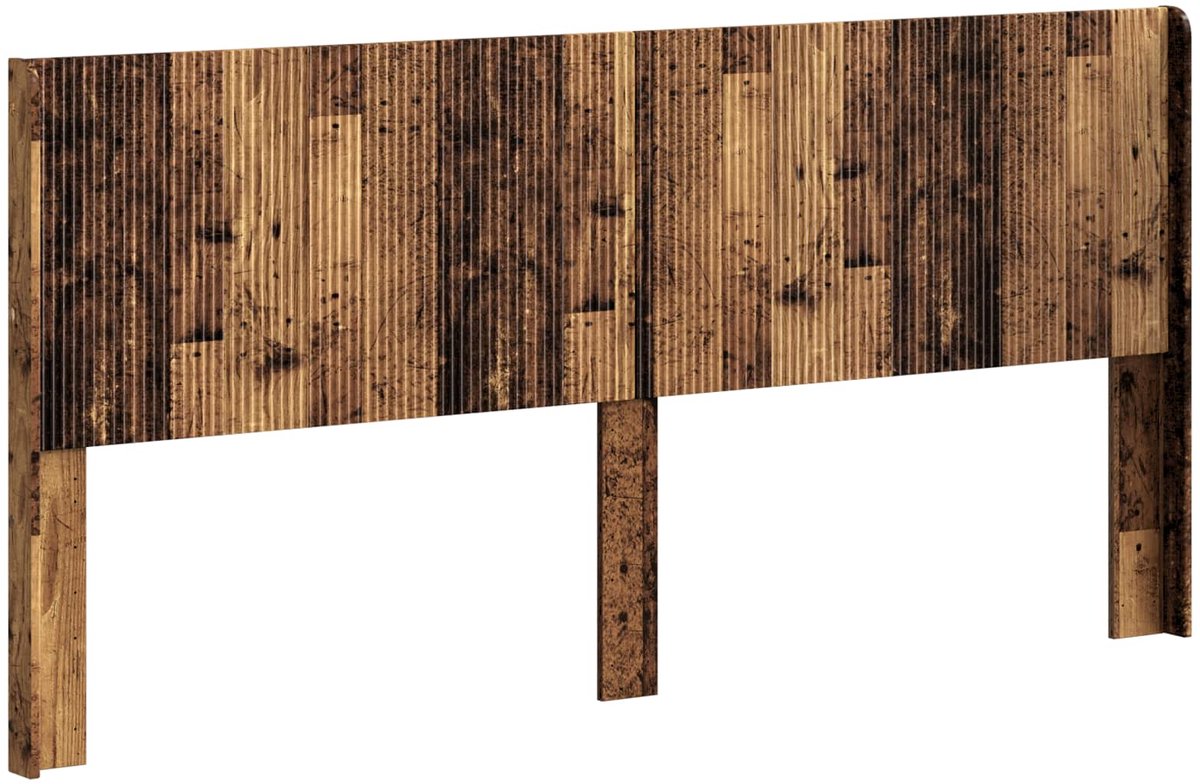 vidaXL - Hoofdbord - Oud - hout