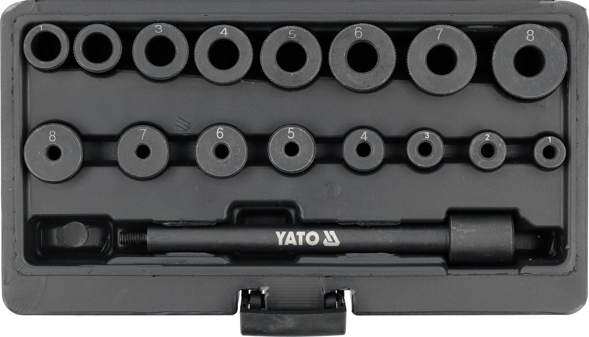 Professionele Koppelingscentreerset YT-06310 - 17-delig - Universele Koppelingslijner - Centreergereedschap voor o.a. VW, Audi, Ford, Opel, Peugeot & Renault