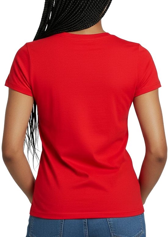T-shirt Femme Diables Rouges Maillot de Football Belgique
