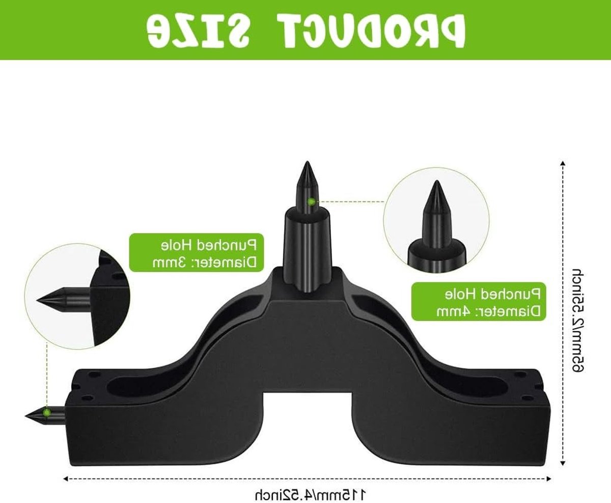 Hose Hole Puncher 3mm/4mm voor Druk- en Druppelirrigatie Tuinaccessoires en Gereedschap