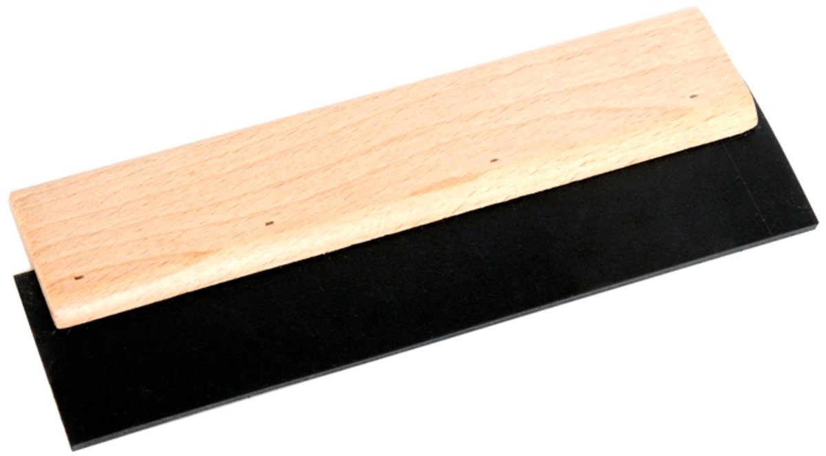 Instar EPM Serie - Voegspaan - 15cm - Houten Handvat - Rubber Werkblad
