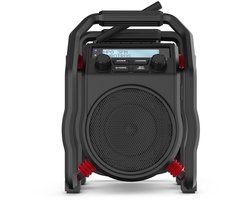 PerfectPro UBOX400R - Bouwplaats Radio - FM - DAB+ - Bluetooth - Oplaadbaar - AUX - UB400R2