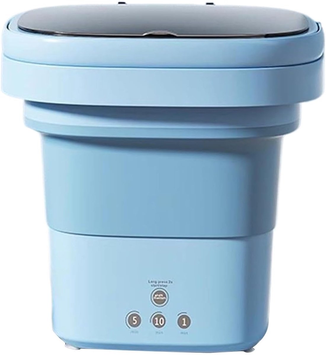 Draagbare Wasmachine Mini Wasmachine Opvouwbare Wasmachine Kleine Wasjes Doen Stil en Compact 6 Liter Capaciteit Blauw