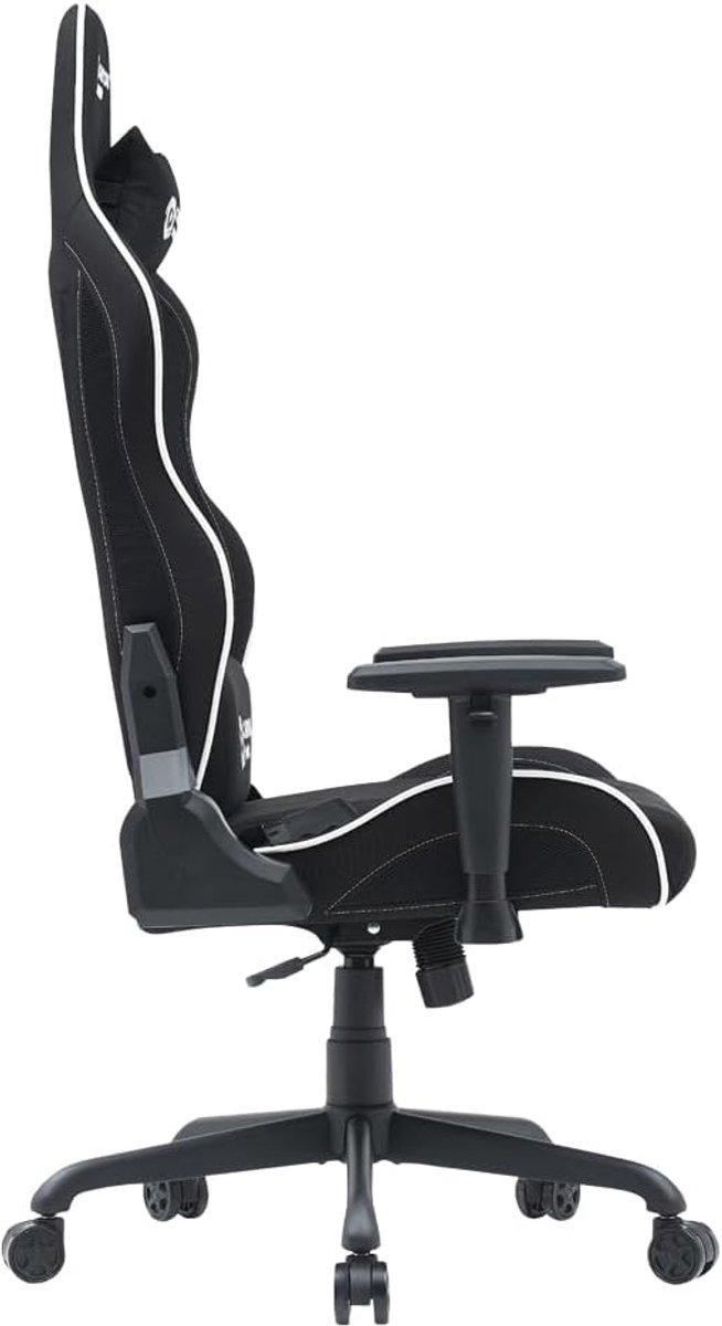 Gamingstoel - Ergonomische stoel - Comfortabel gamen - Transformatorontwerp - 56 x 70 x 132 cm - Zwart — afbeelding 4