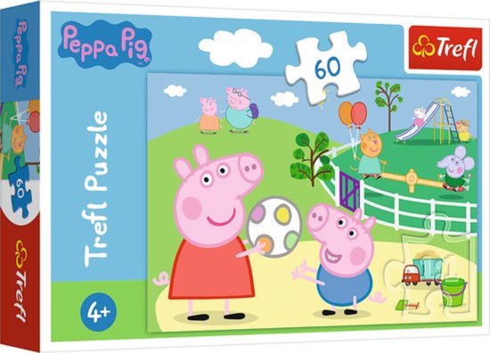 Trefl Peppa Pig Plezier met Vrienden Legpuzzel - 60 stukjes - Vanaf 4 jaar