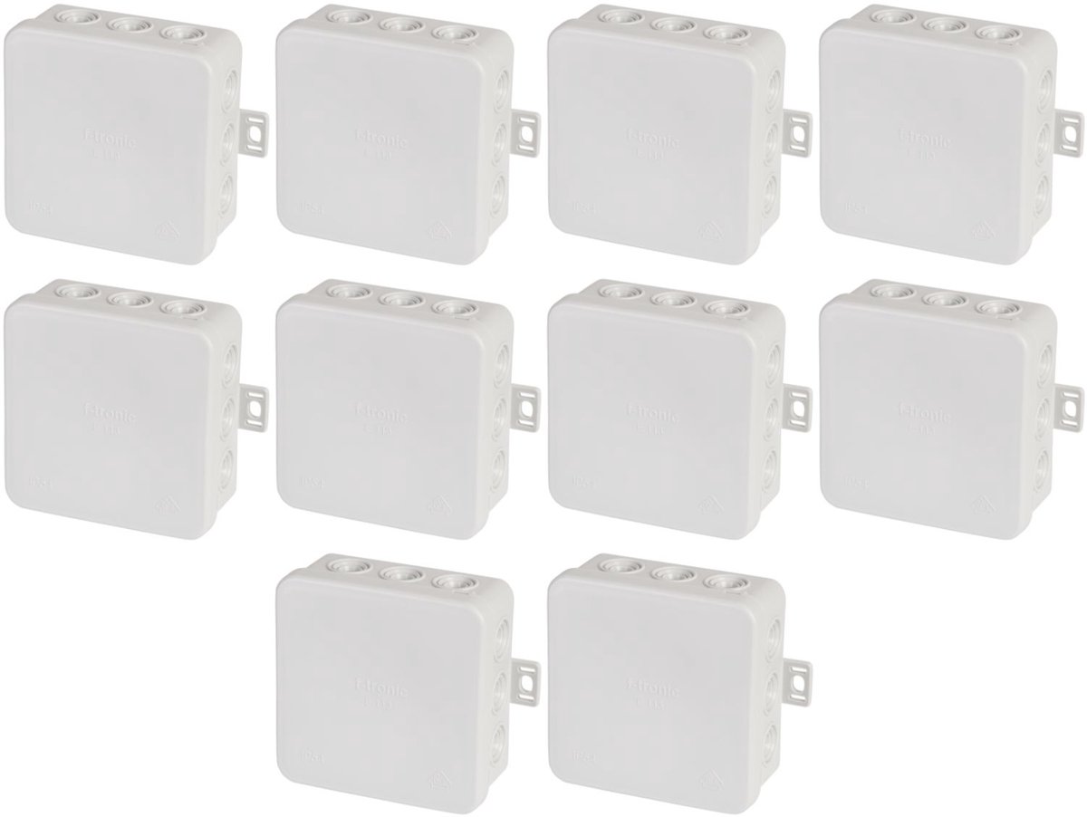 10 F-Tronic FR opbouw aftakkast E113 vochtige ruimte aftakdoos verdeelkast