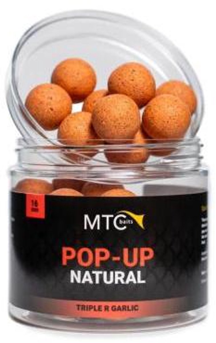MTC Baits Triple R Garlic - Pop-Up Hi-Natural - 20 mm
