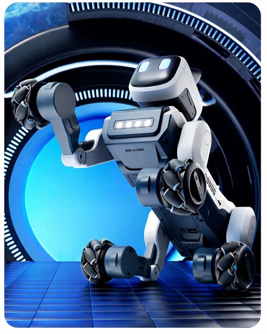The ArtiLine Interactieve robot hond voor kinderen – slim, speels en programmeerbaar! Bedien hem met afstandsbediening of app. Stembesturing en eindeloze actie voor de jonge en oude techfan.