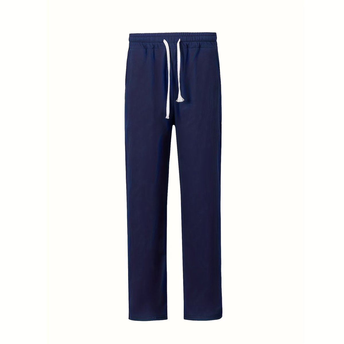 Currero Linnen Broek Heren - Zomerbroek - Volwassenen - Lange Broek - Pantalon - Strandbroek - Zomer - Ibiza Stijl - Marineblauw XL