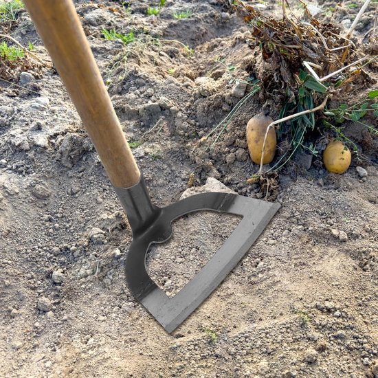 Manganesestaal schoffel - Voor tuin, wieden, grondbewerking, 21,3x14x12,2 cm — afbeelding 4