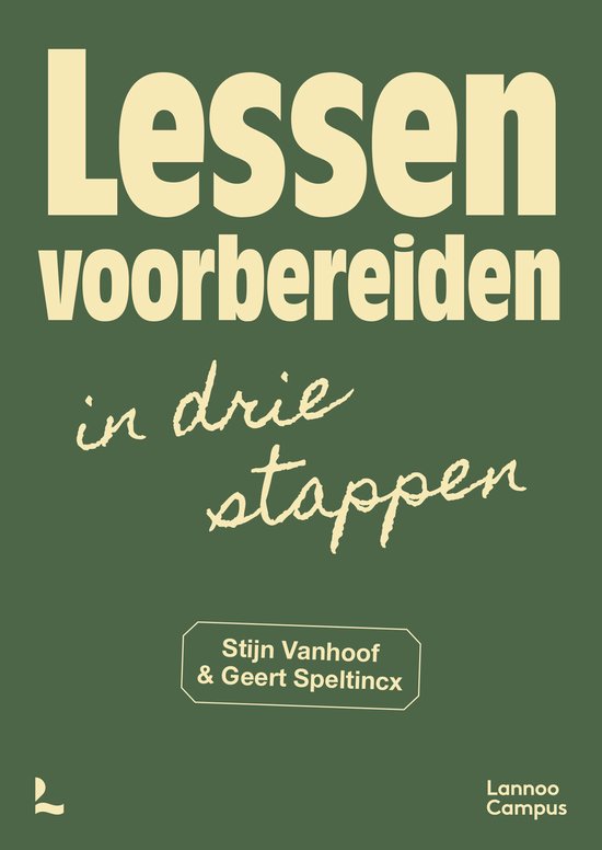 Lessen voorbereiden - cover