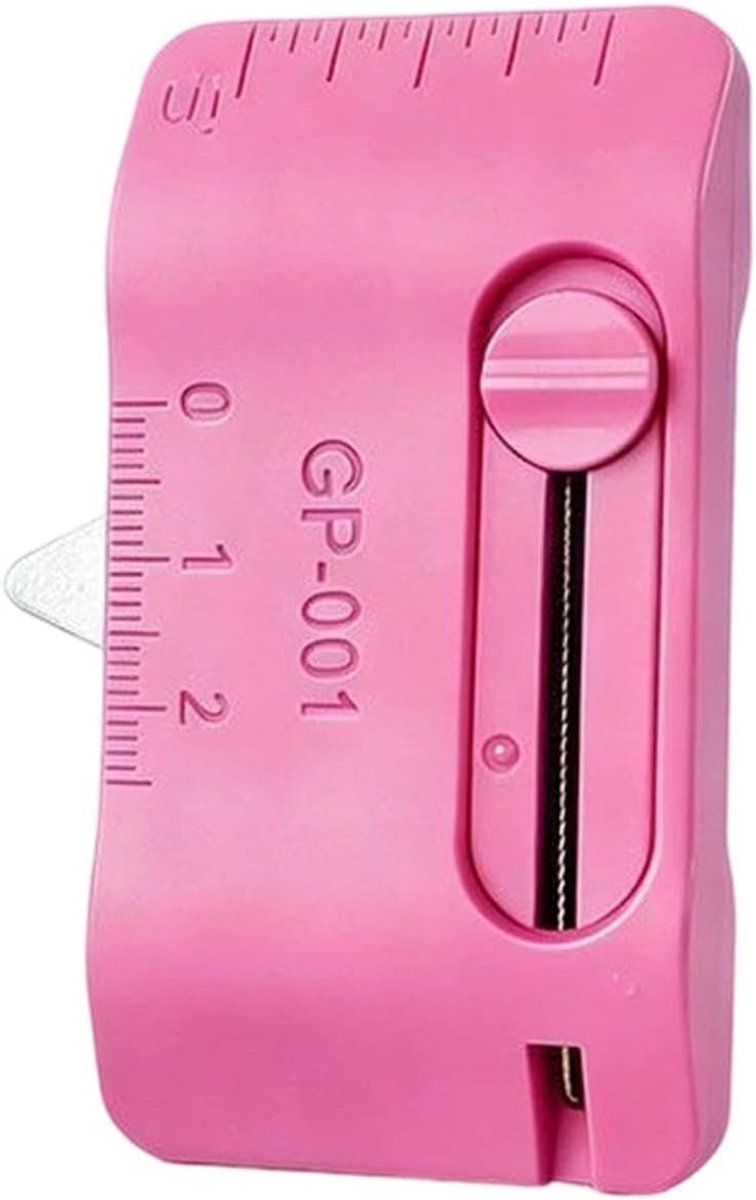 Magnetische Naaigids - Naaimachine Accessoire - Rechte Naden Maken - 4-in-1 Multifunctioneel - 8 cm - Roze