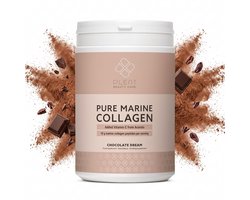 Plent Collageen Chocolate Dream 300g – Collageen Poeder met Chocolade Smaak – Marine Collageen + Vitamine C – 10.000 mg per dosering – Oplosbaar in Koffie & Shakes