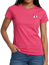 Peanuts Snoopy In Love Liefde Hart Borst Motief T-Shirt Dames
