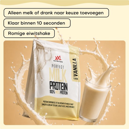 XXL Nutrition - Perfect Milk Protein - Banaan - Eiwitpoeder - 300 gram van XXL Nutrition — afbeelding 4