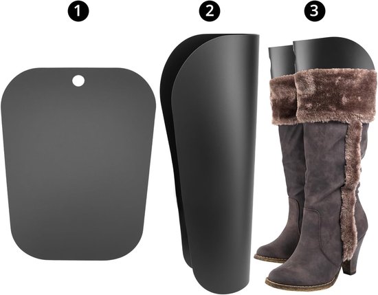 10 Stuks Herbruikbare Plastic Boot Tensioners van 32 cm voor Hoge Laarzen, Voorkomt Kreuken en Buigen, Ideaal voor Dames en Heren — afbeelding 3