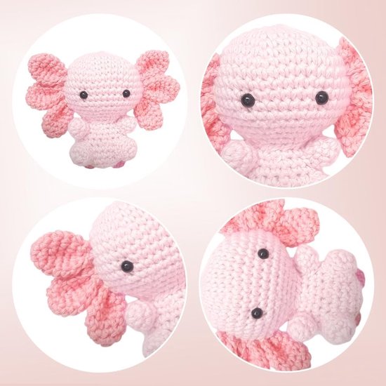 Haakset voor Beginners met Salamander en Axolotl - Complete Startset met Video-instructies, Haaknaalden en Creatieve Projecten voor Volwassenen — afbeelding 2