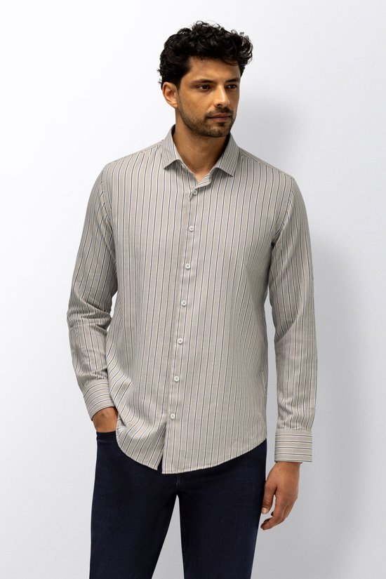 State of Art Overhemd Overhemd Met Gestreept Dessin 21226247 8759 Mannen Maat - 3XL