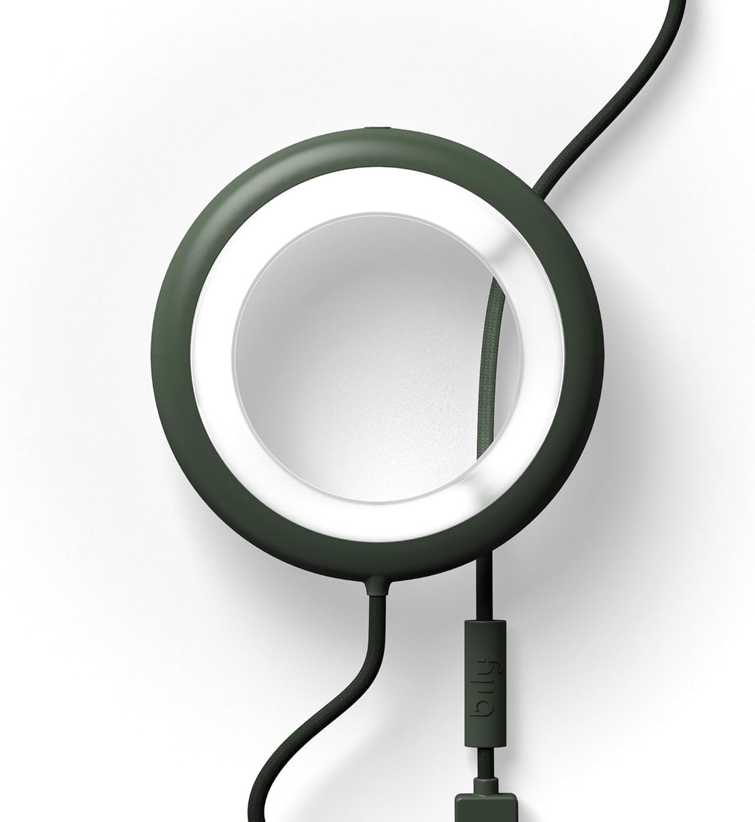 SnelShoppen - Draagbare Ringlamp voor Selfie en Video, 3 Helderheidsniveaus, Sfeerlamp en Nachtlampje, Compatibel met Smartphone, USB en USB C
