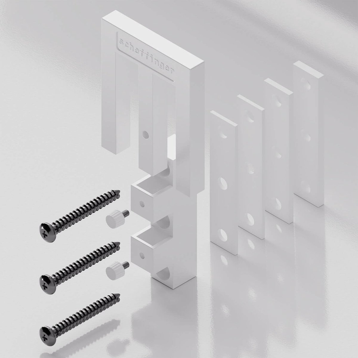 SnelShoppen - Scheffinger EM3 Raambeveiliging voor Ramen en Deuren van Kunststof/Hout/Aluminium - Eenvoudige Witte Beveiligingsoplossing voor Veilighe