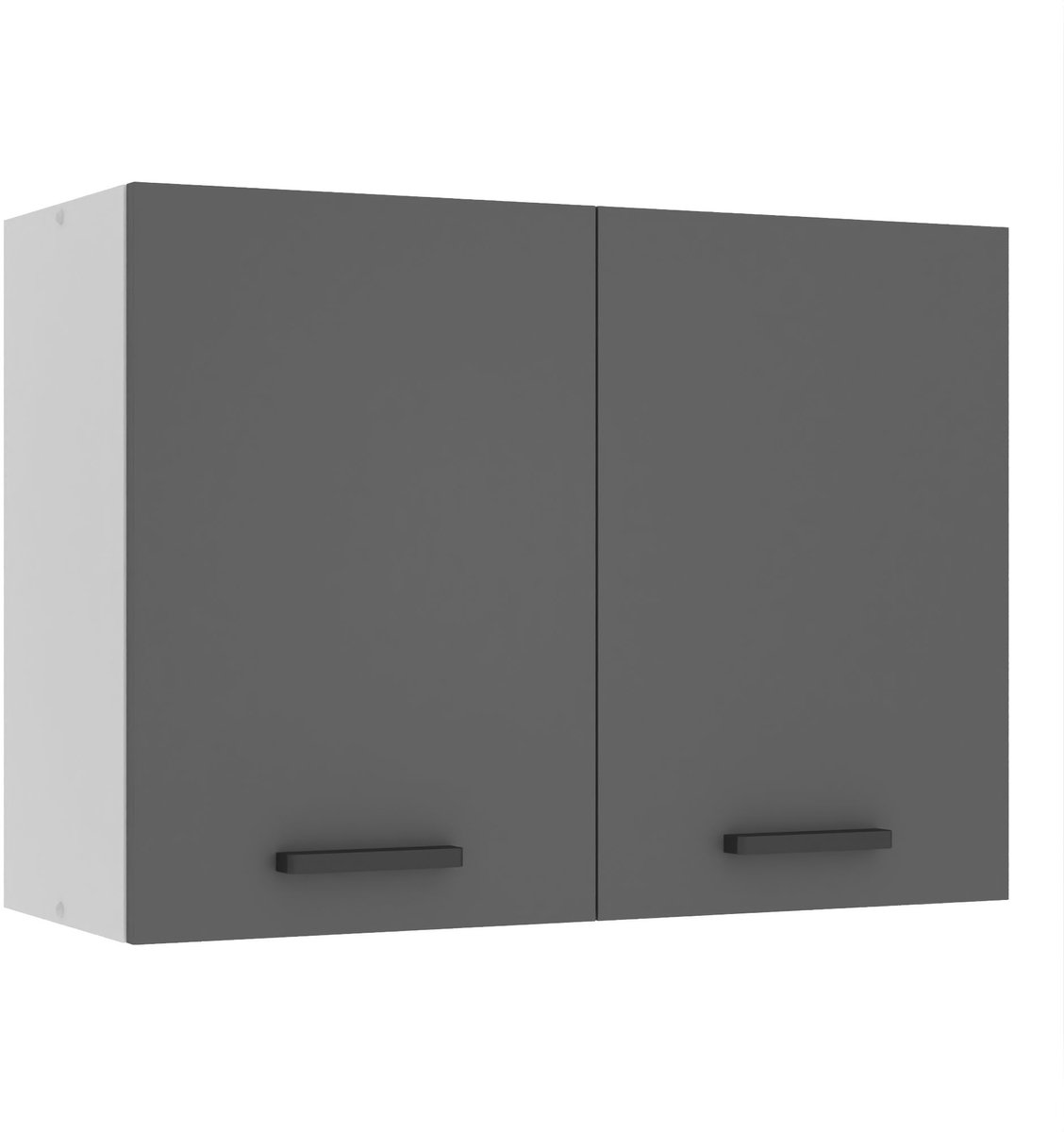 BELINI Hangkast SG 80 cm met 2 Deuren - Zilver Mat
