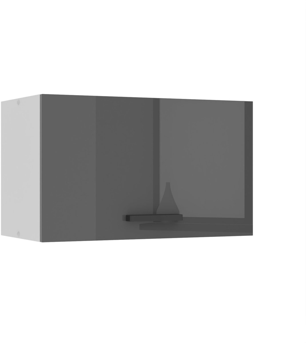 BELINI Hangkast SGP 60 cm met Klepdeur - Zilver Hoogglans