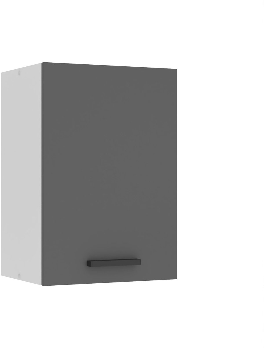 BELINI Hangkast SG 40 cm met 1 Deur - Zilver Mat