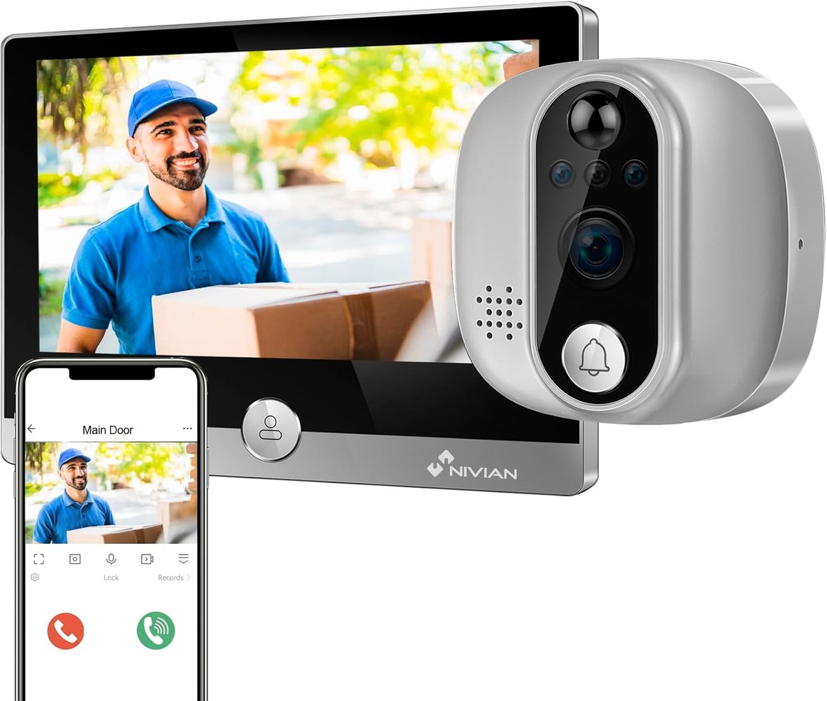 SnelShoppen - Digital Wi-Fi Spy Camera - Full HD 1080p, Nachtzicht, Twee-Wege Audio, PIR Detectie, Smartphone Controle