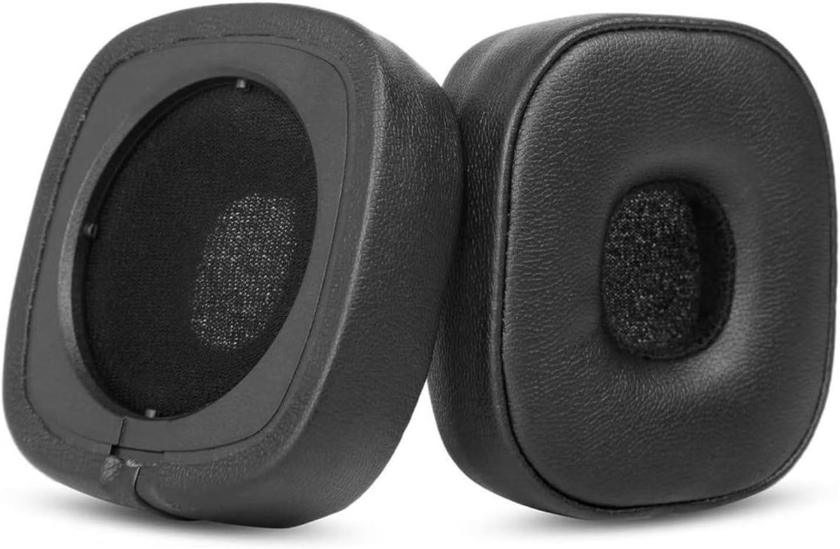 Vervangende Oorkussens voor Bluetooth Hoofdtelefoon - 65mm Geheugenfoam Oorkussens voor Comfort en Geluidsisolatie (Zwart)