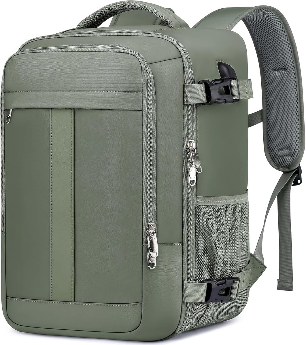 SnelShoppen - Handbagage 40x20x25 voor Ryanair, 20L Kleine Reisrugzak, School Rugzak, Werk Laptoprugzak met USB-oplaadaansluiting, Geschikt voor 14 In