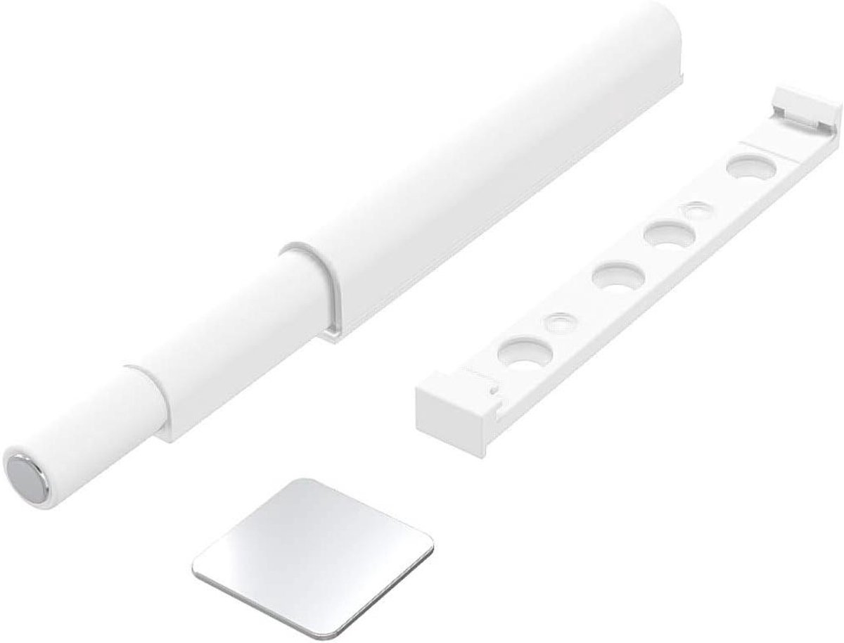 Magnetische Kastsluiting - Duw om te openen - Kasten Sluiten - Verborgen Scharnieren - 1 Set - Wit