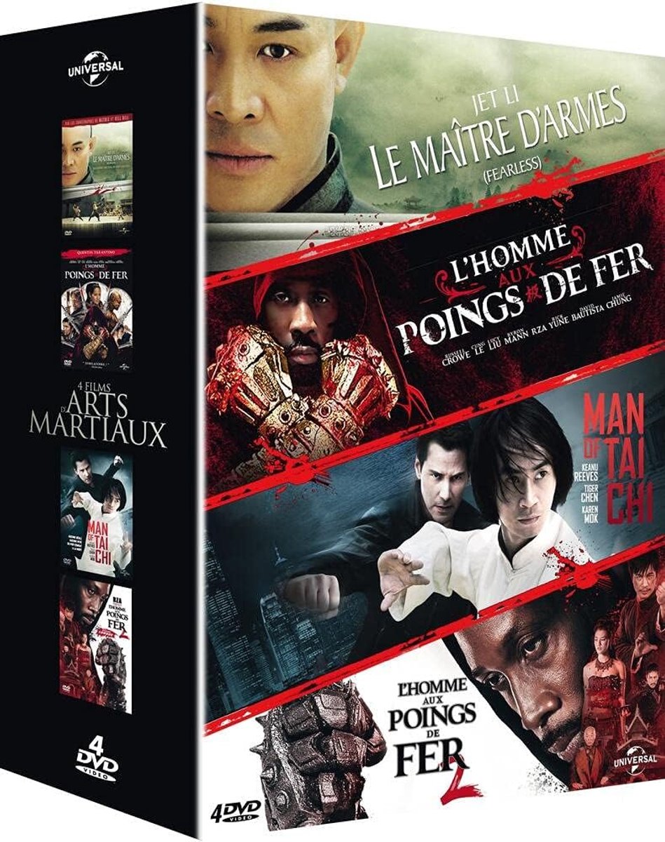 4 films d'arts martiaux : Le maître d'armes + L'homme aux poings de fer + Man of Tai Chi + L'homme aux poings de fer 2 [Pack]
