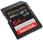 SANDISK Extreme Pro - SDXC - 64GB - 200/90 mb/s - V30